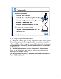 The Lean Manufacturing Training Set - Spanish Edition
